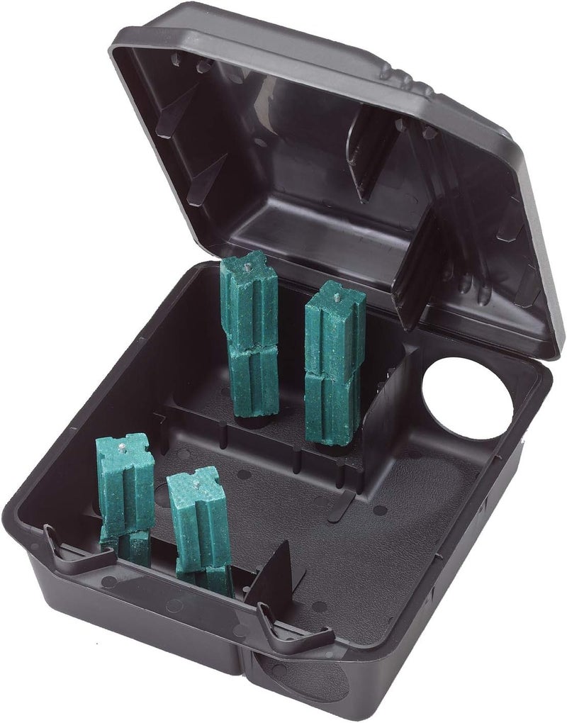 TOMCAT Rodent Station, Each Box Includes 1 Rodent Station with 4 Bait Securing Rods and 1 Security Key, Use Indoors or Outdoors, 2-Pack - Image 3